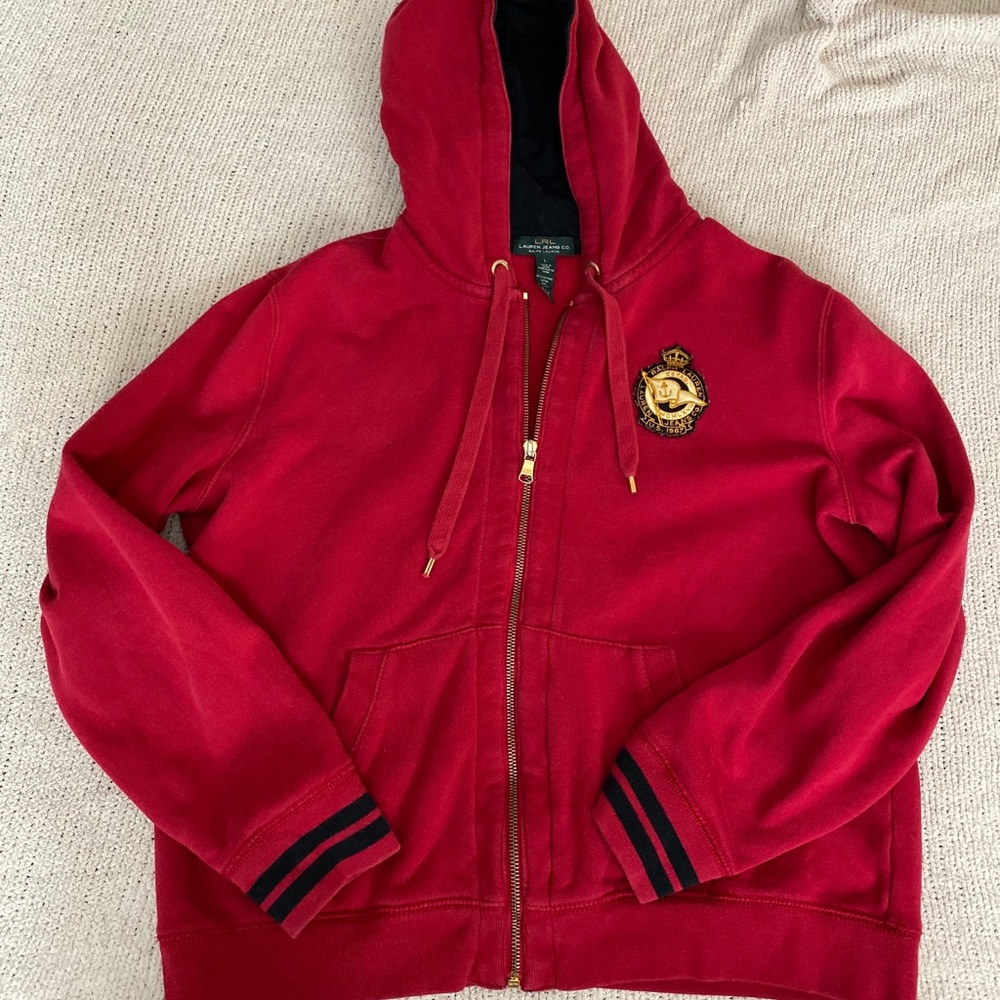 Ralph Lauren zip up hoodie